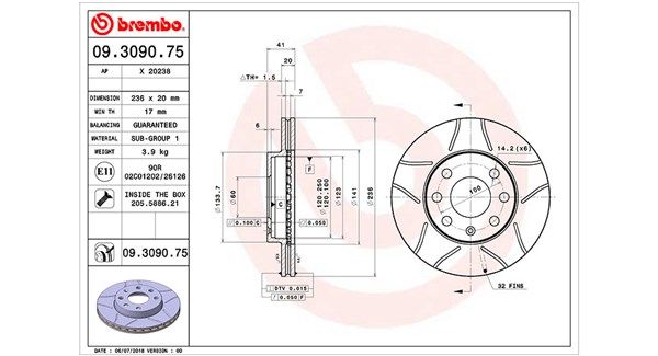 MAGNETI MARELLI Bremžu diski 360406037305